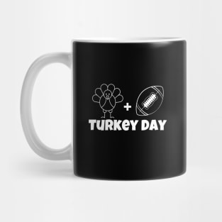 Funny Thanksgiving Day Football Turkey Day Family Gift Idea Mug